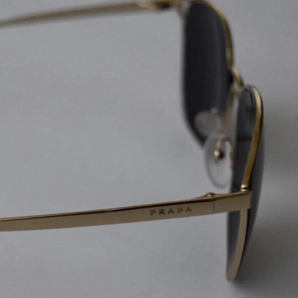 Authentic Prada Sunglasses | Black / Gold - Picture 5 of 11